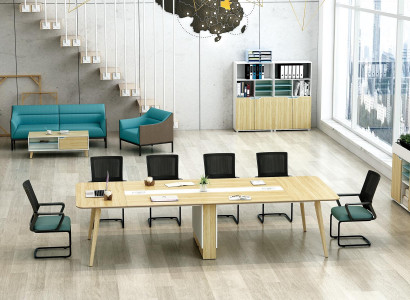 Konferenztisch Büro Tische Besprechungstisch Meeting Möbel Home Office